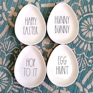 Rae Dunn Easter Egg plates
